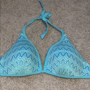 Knit bathing suit top